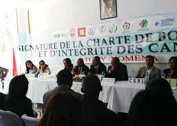 LÉGISLATIVES-ANALAMANGA : Près de 65 % des candidats adhèrent à la charte de bonne conduite