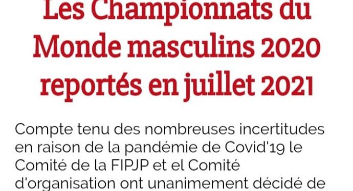 ?CHAMPIONNAT DU MONDE DE PÉTANQUE : La compétition est reportée en 2021 en raison du coronavirus