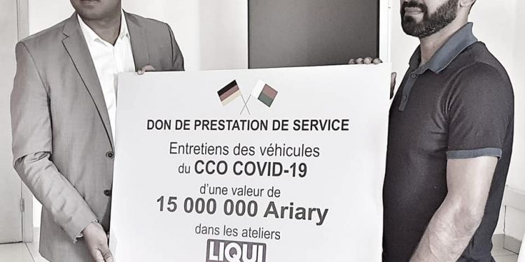 ?PANDEMIE – Un don de 15 millions d&rsquo;ariary de LIQUI MOLY pour le Centre de commandement de lutte contre le coronavirus