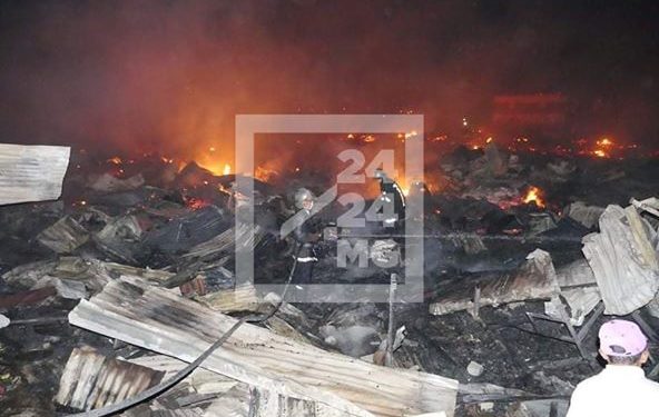 URGENT ‼️ INCENDIE – Au moins 150 cases en bois calcinés aux 67Ha Nord