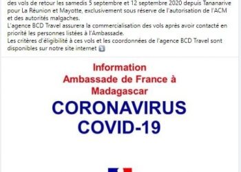 TRANSPORT – Des vols de rapatriement vers La Réunion et Mayotte avec Air Austral les 5 et 12 Septembre