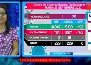 VAOVAO – MINUTE FLASH 29 SEPTAMBRA 2020
