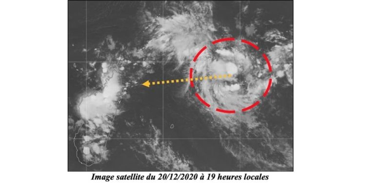 METEO – Une perturbation cyclonique en cours de formation au Nord-Est d&rsquo;Antalaha