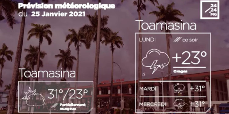METEO du 25 janvier 2021