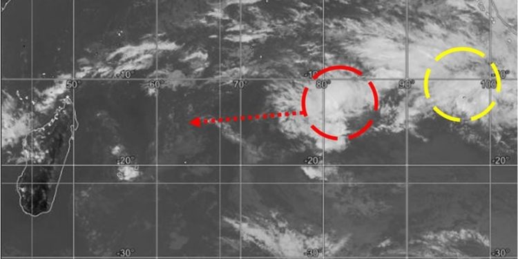 METEO – Risque de formation d&rsquo;une tempête tropicale à l&rsquo;extrême Est de l&rsquo;océan Indien