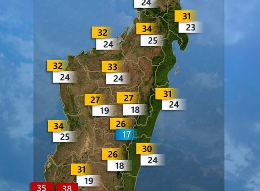 METEO – La partie Sud de Madagascar en proie à des températures caniculaires
