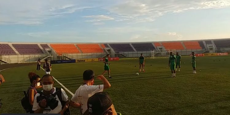 FOOTBALL – Dernier entraînement officiel des Barea avant le match Madagascar-Niger