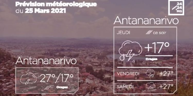 METEO du 25 mars 2021