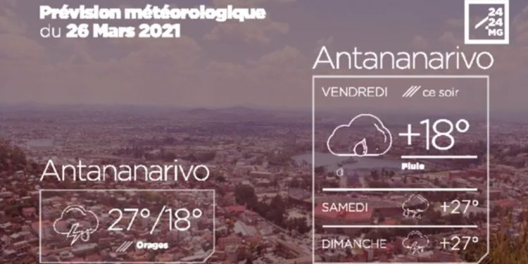 METEO du 26 mars 2021