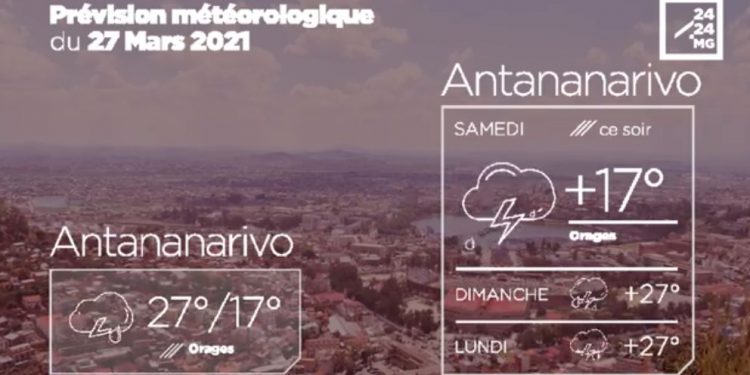 METEO du 27 mars 2021