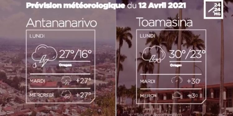 METEO du 12 avril 2021