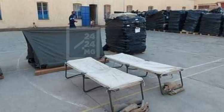 DONATION – L&rsquo;ambassade de France dote la gendarmerie nationale de matériel de campement
