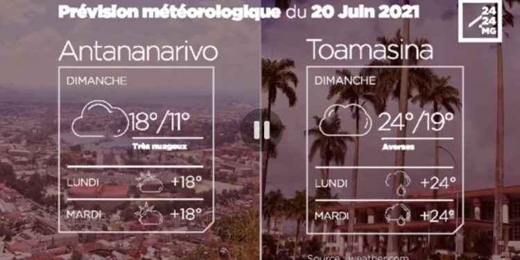 METEO du 20 juin 2021