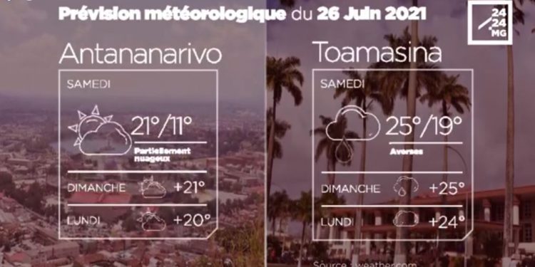 METEO du 26 juin 2021