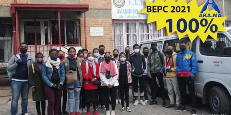 EXAMEN OFFICIEL – 100% de réussite au brevet d&rsquo;études du premier cycle à l&rsquo;établissement Akanin&rsquo;ny marenina