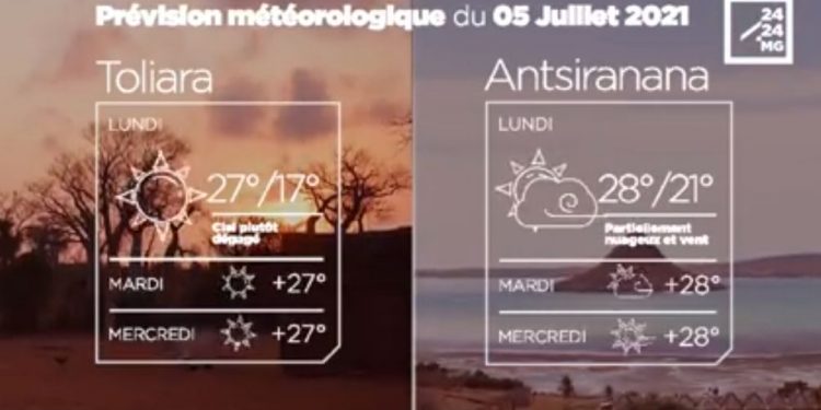METEO du 05 juillet 2021
