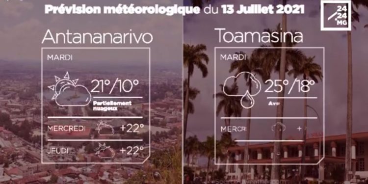 METEO du 13 juillet 2021