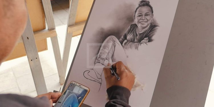 DESSIN – « Misonga » pour marquer le mois du portrait à l’IKM