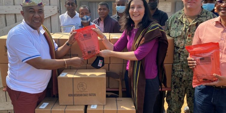 LUTTE CONTRE L&rsquo;INSECURITE ALIMENTAIRE – 300.000 repas pré-emballés offerts par le département de la Défense des Etats-Unis pour nourrir 2.100 personnes pendant 90 jours