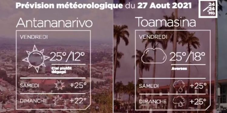 METEO du 27 août 2021
