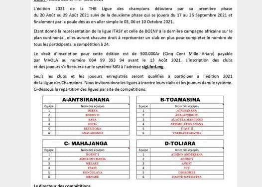 SPORTS – Le championnat national de football de deuxième division débutera le 20 août