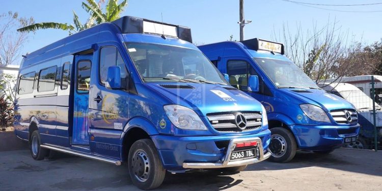 TRANSPORT URBAIN – Trois nouveaux « bus class » de plus prêts à travailler dans la capitale