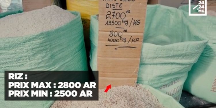 VAROTRA – Manomboka miakatra ihany koa ny vidin&rsquo;ny vary vokatra eto an-toerana