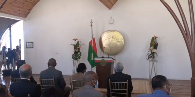 Conférence de presse du président de la République de retour de la 76ème Asse