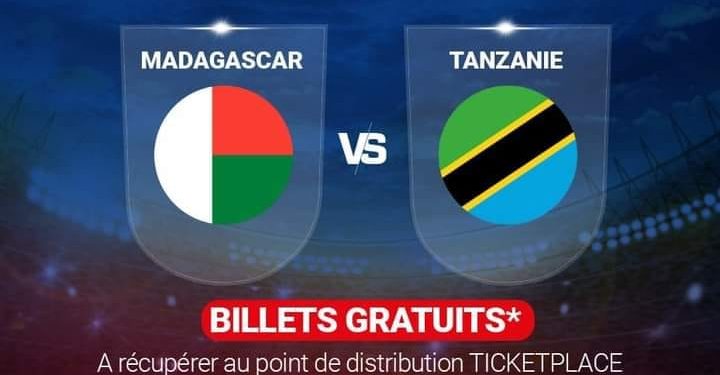 FOOTBALL – 20.000 tickets gratuits d’accès à Mahamasina pour le match Madagascar-Tanzanie à retirer dans l’enceinte de Jumbo Score à Ankorondrano