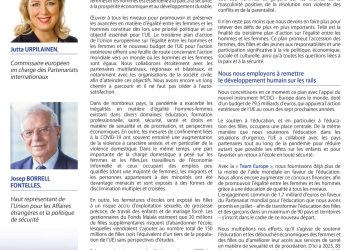 Faire de l’égalité entre les femmes et les hommes une priorité