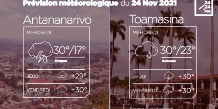 METEO du 24 novembre 2021