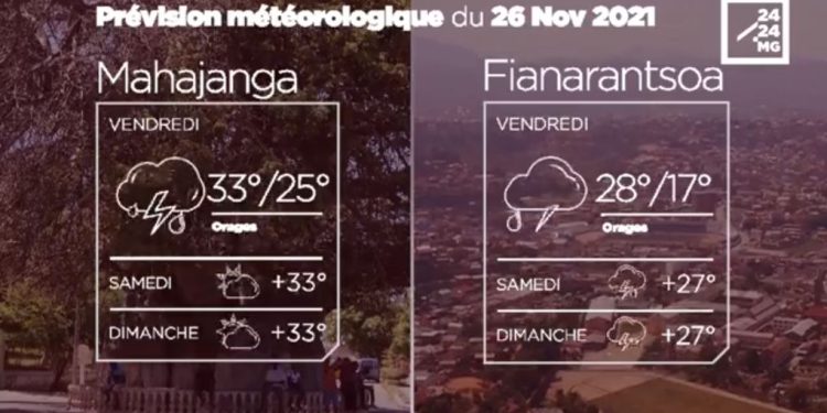 METEO du 26 novembre 2021