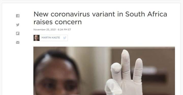 PANDEMIE – Un nouveau variant de Covid-19 détecté en Afrique du Sud