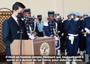 ACCIDENT D&rsquo;HELICOPTERE – L&rsquo;hommage de la Nation au colonel Hery Rakotomiliarison, l&rsquo;officier supérieur secouriste