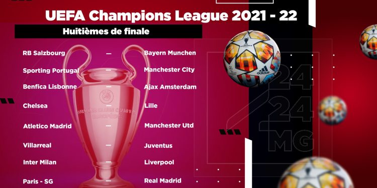 FOOTBALL – Inter de Milan-Liverpool et PSG-Real Madrid parmi les huitièmes de finale de Champions League après le nouveau tirage
