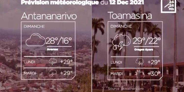 METEO du 12 décembre 2021