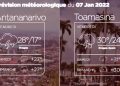 METEO du 07 janvier 2022