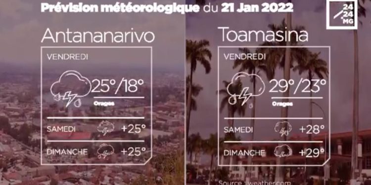 METEO du 21 janvier 2022