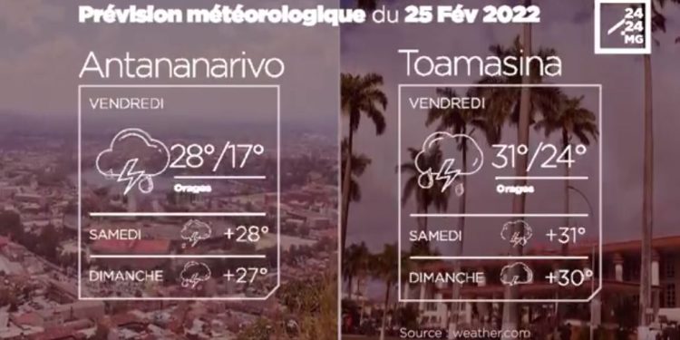 METEO du 25 février 2022