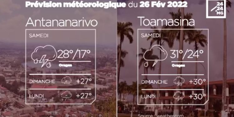 METEO du 26 février 2022