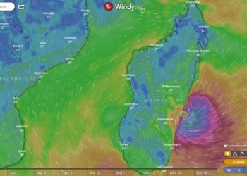 CATASTROPHES – Batsirai attendu sur Mananjary vers 20h, alerte levée pour les districts d&rsquo;Analanjirofo, alerte rouge maintenue pour les régions du Centre-Est, du Sud-est et des terres centrales