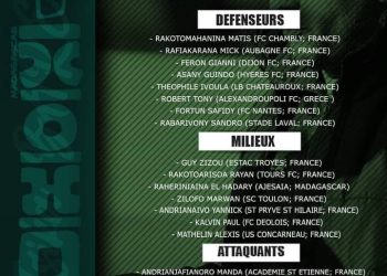 FOOTBALL – El Hadary Raheriniaina et Arnaud Randrianantenaina, les seuls joueurs hors d&rsquo;Europe sélectionnés parmi les Barea U23 au regroupement en France de ce mois de Mars, Mathyas Randriamamy retenu comme réserviste