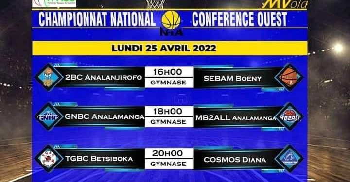 BASKETBALL – Coup d’envoi du championnat national N1A de la Conférence Ouest à Antsiranana ce lundi