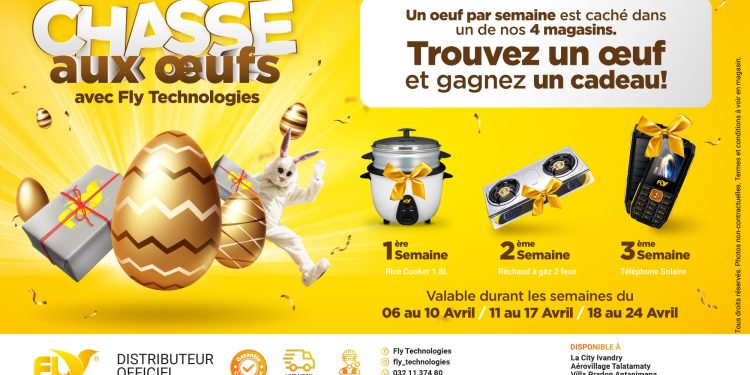C’est parti pour la chasse aux œufs ! avec Fly Technologies