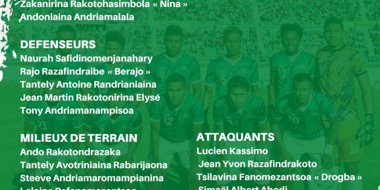 FOOTBALL- La liste des Barea A&rsquo; pour le deuxième tour des éliminatoires du Chan 2023 face au Botswana, sans Rinjala Raherinaivo, dévoilée
