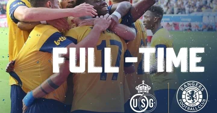 FOOTBALL – Loïc Lapoussin et l’Union Saint-Gilloise prennent une option pour la qualification au match des barrages de la ligue des champions en battant le Glasgow Rangers 2 à 0