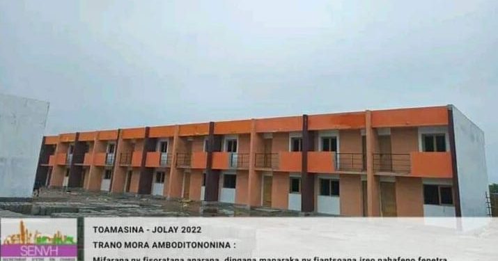 HABITAT – 3.300 personnes inscrites pour l&rsquo;acquisition des 80 premiers logements « trano mora » d&rsquo;Amboditononina à Toamasina, un tirage au sort prévu pour désigner les bénéficiaires