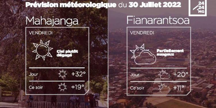 MÉTÉO du 30 juillet 2022