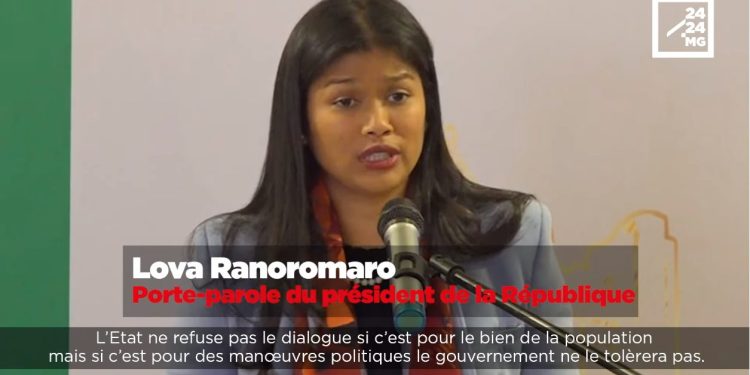 LOVA RANOROMARO, PORTE-PAROLE DU PRÉSIDENT DE LA RÉPUBLIQUE – « La population malgache n&rsquo;a plus besoin de crises »