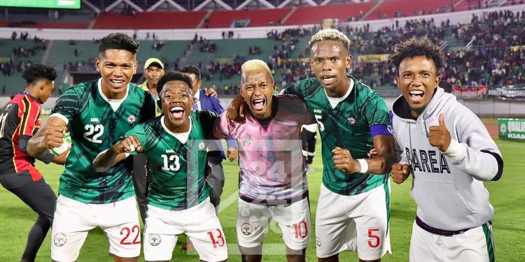 FOOTBALL – Les Barea A’ arrachent la qualification pour le Championnat d’Afrique après leur nul face aux Zèbres botswanais (1-1)